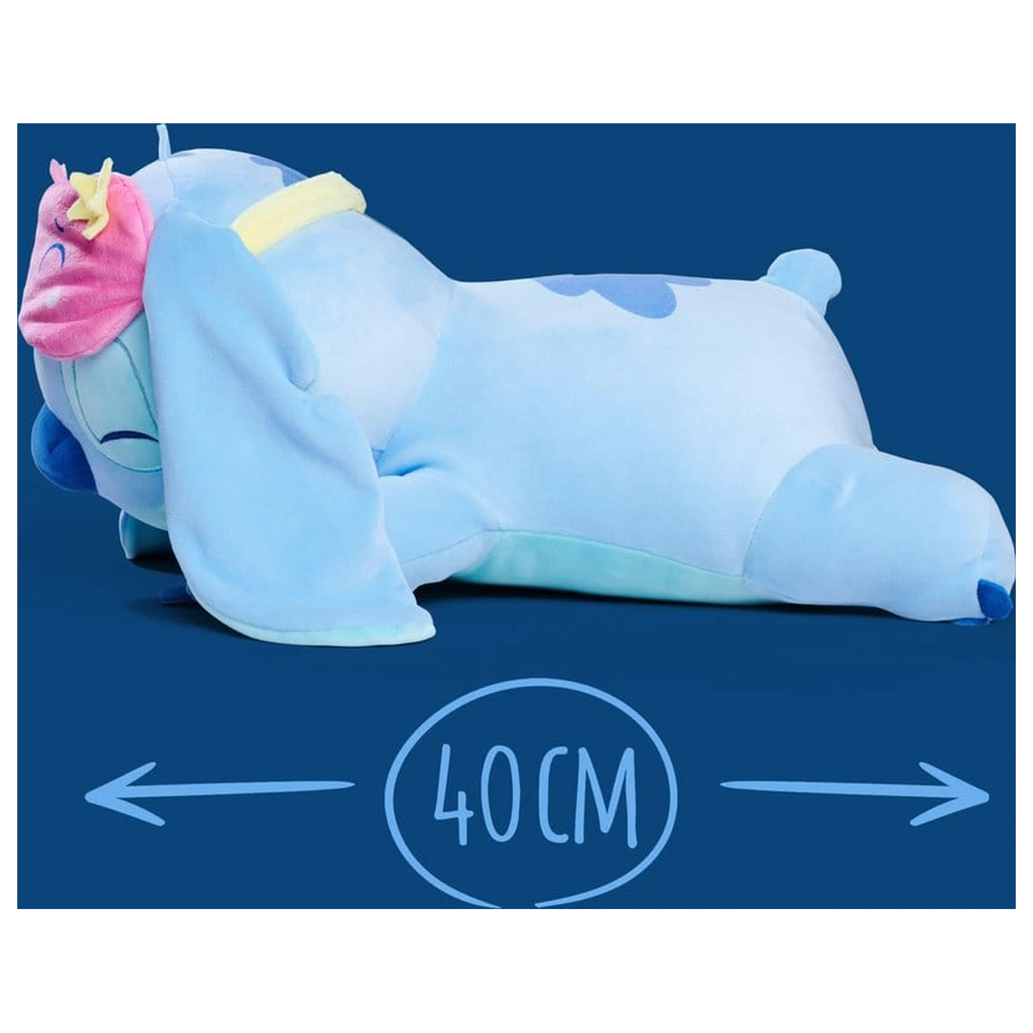Disney Snuglets Wellbeing Schwerer Plüschfigur Stitch 40 cm Produktfoto