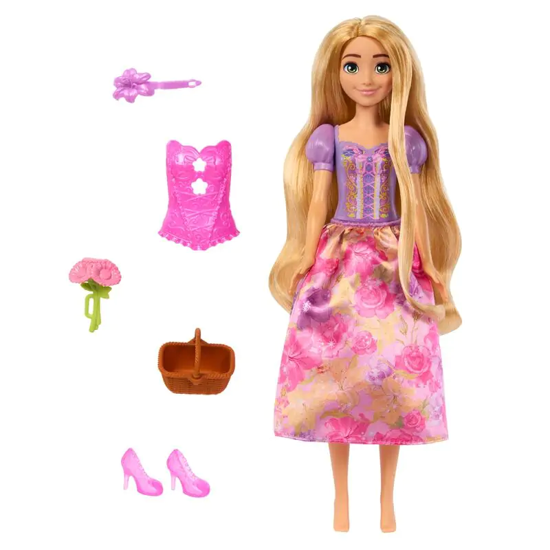 Disney Spin Reveal Rapunzel Puppe Produktfoto