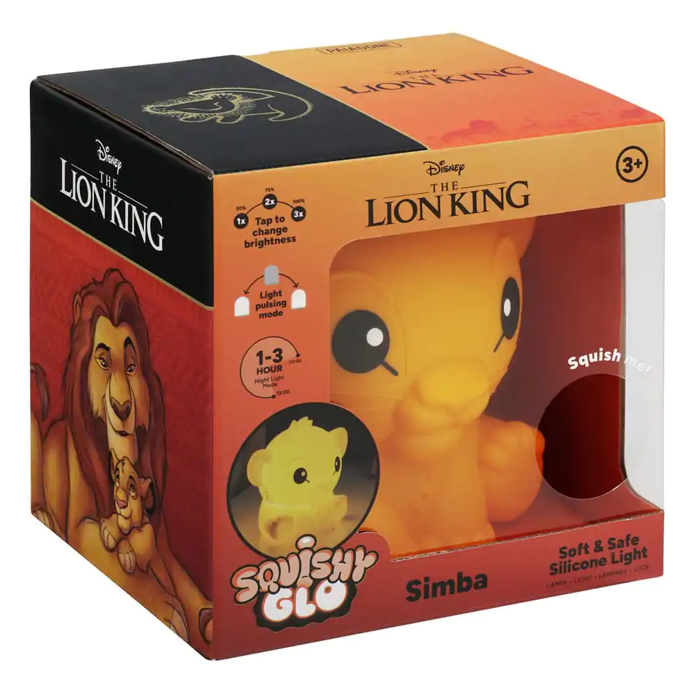 Disney Squishy Glo Silikon Licht The Lion King Simba 15 cm Produktfoto
