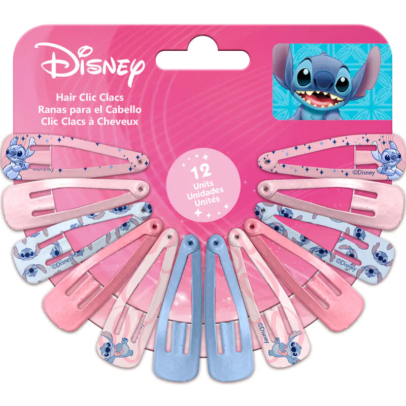 Disney Stitch 12 Haarspangen-Set Produktfoto