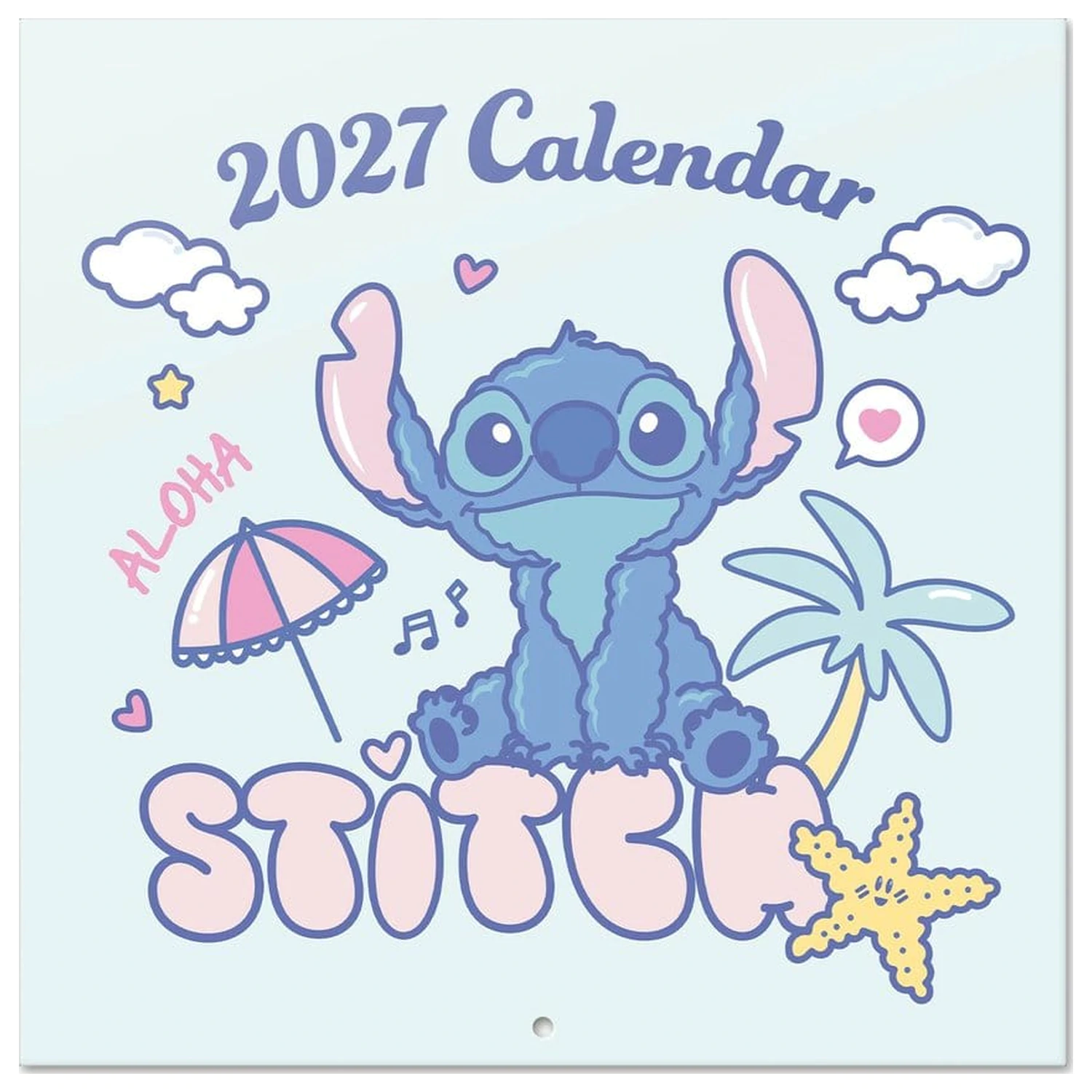 Disney Stitch 2027 Wandkalender 30 x 30 cm Produktfoto