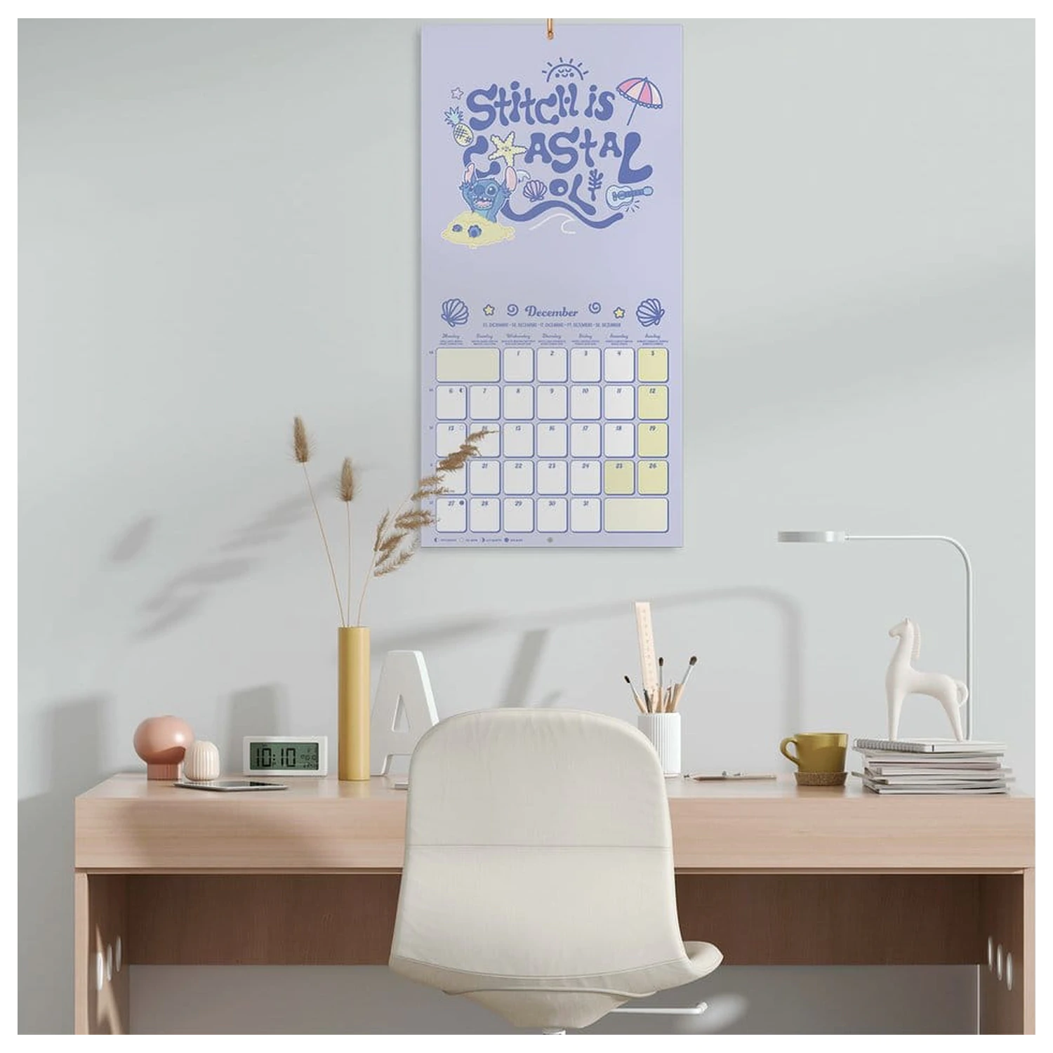 Disney Stitch 2027 Wandkalender 30 x 30 cm Produktfoto