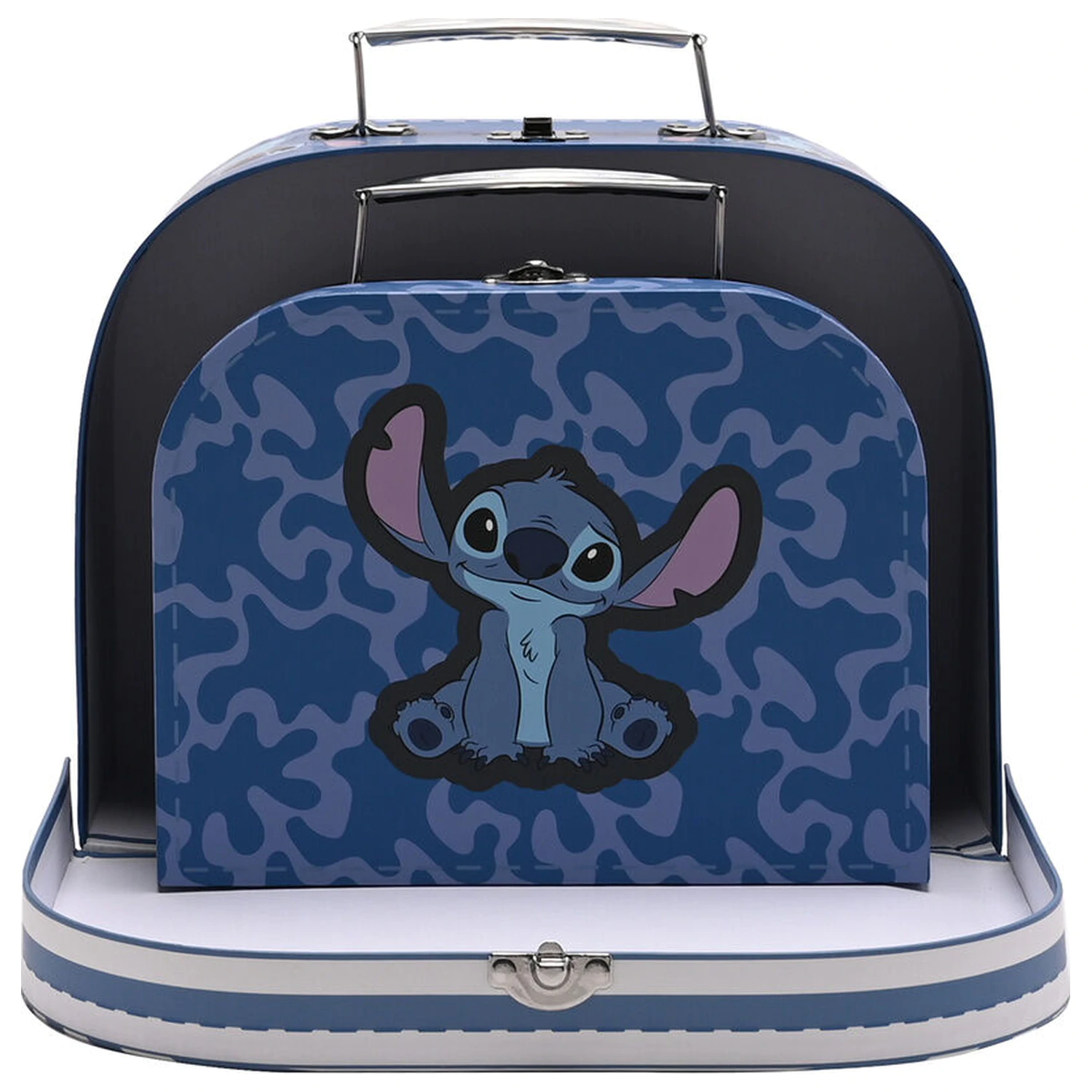 Disney Stitch Set aus 2 Koffer Aufbewahrungsboxen Produktfoto