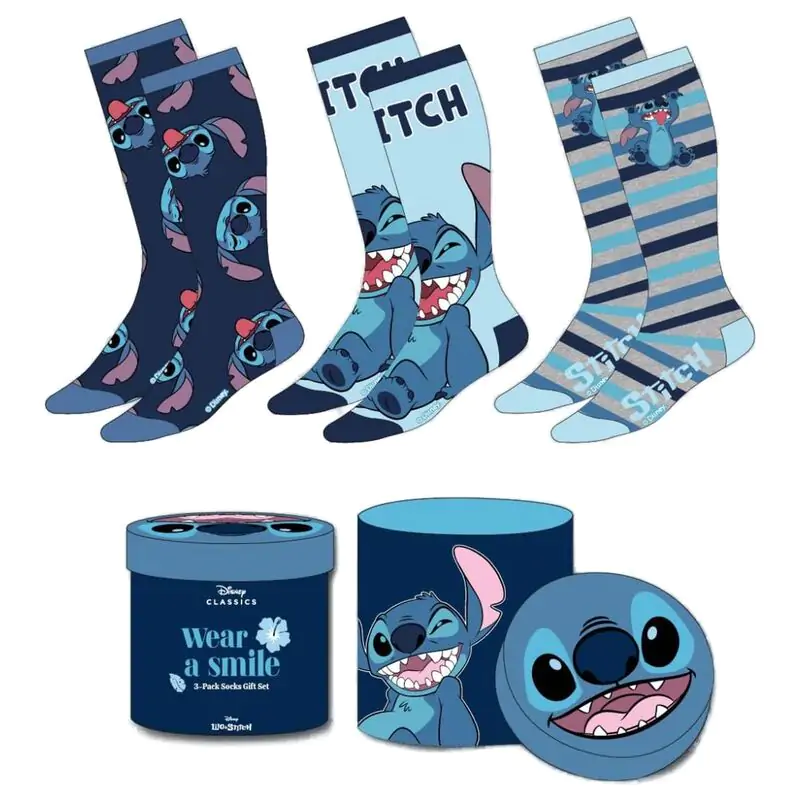 Disney Stitch 3er-Pack Socken für Erwachsene termékfotó