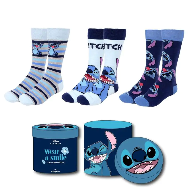 Disney Stitch 3er-Pack Socken für Erwachsene termékfotó