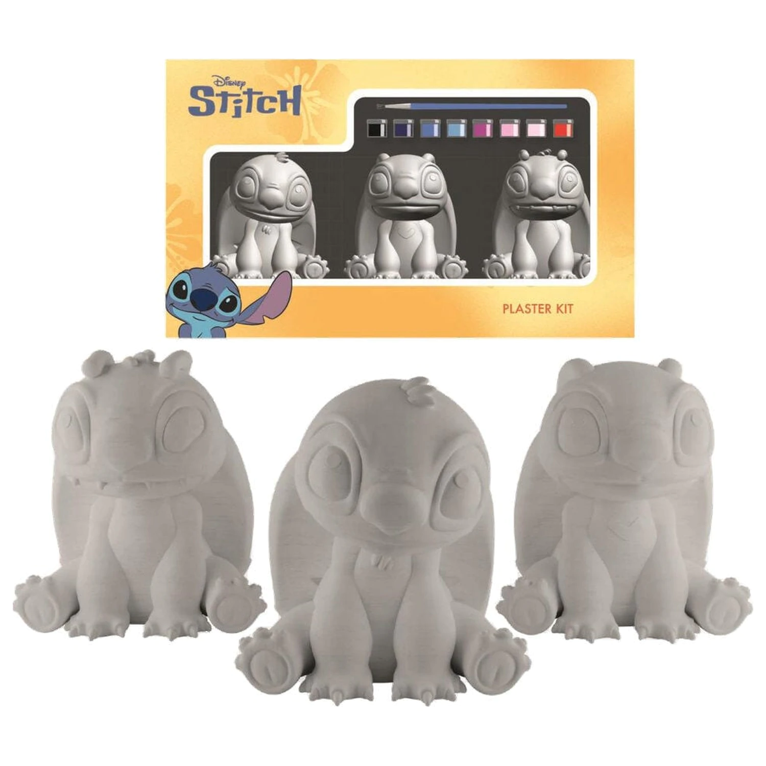 Disney Stitch Blisterpackung mit 3 anmalbaren Figuren Produktfoto