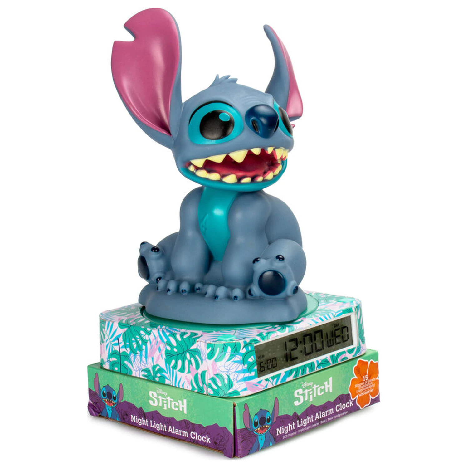 Disney Stitch 3D Lampe mit Alarm Produktfoto