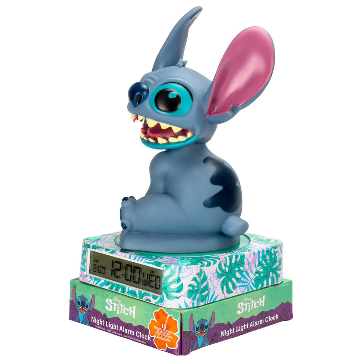 Disney Stitch 3D Lampe mit Alarm Produktfoto