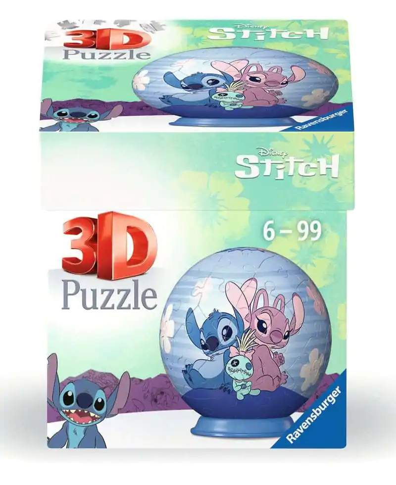 Disney Stitch 3D Puzzle Ball Stitch & Angel (55 Teile) Produktfoto