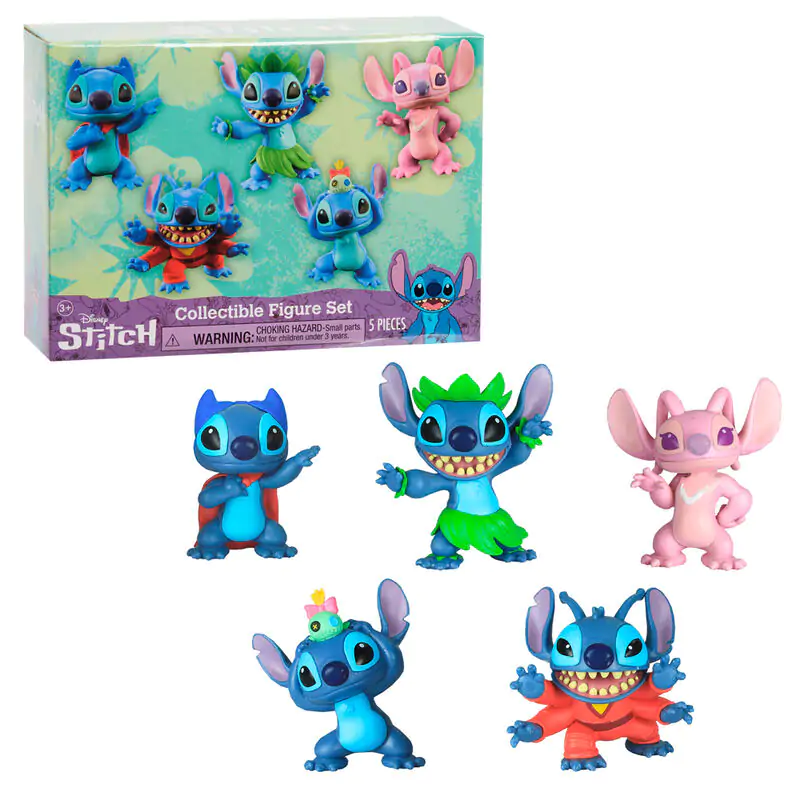 Disney Stitch 5-er Pack Figuren 7cm termékfotó