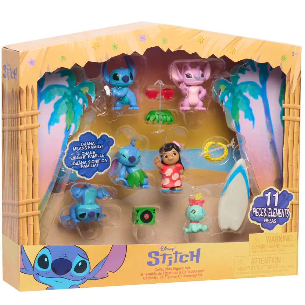 Disney Stitch Packung 6 Figuren 5 cm Produktfoto