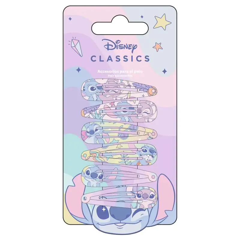 Disney Stitch 6 Stück Haarspangen Produktfoto