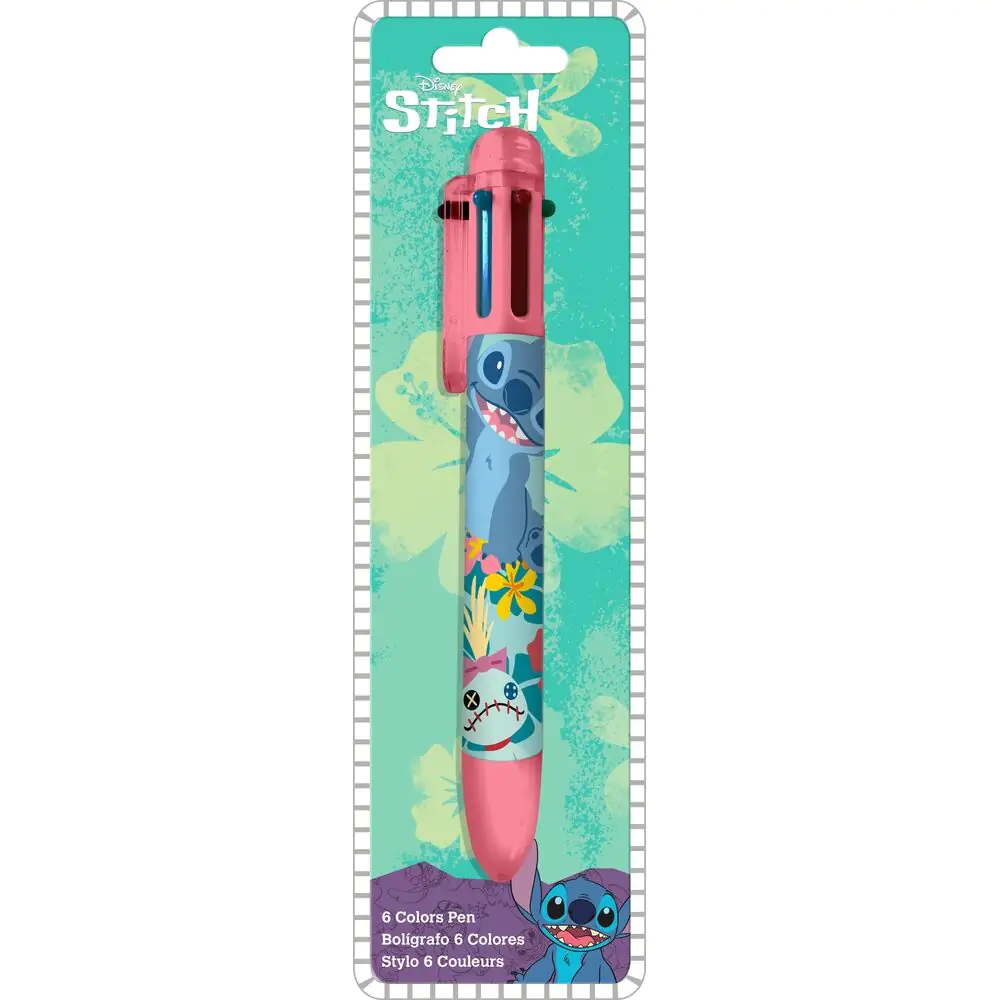 Disney Stitch Stift 6 Farben Produktfoto