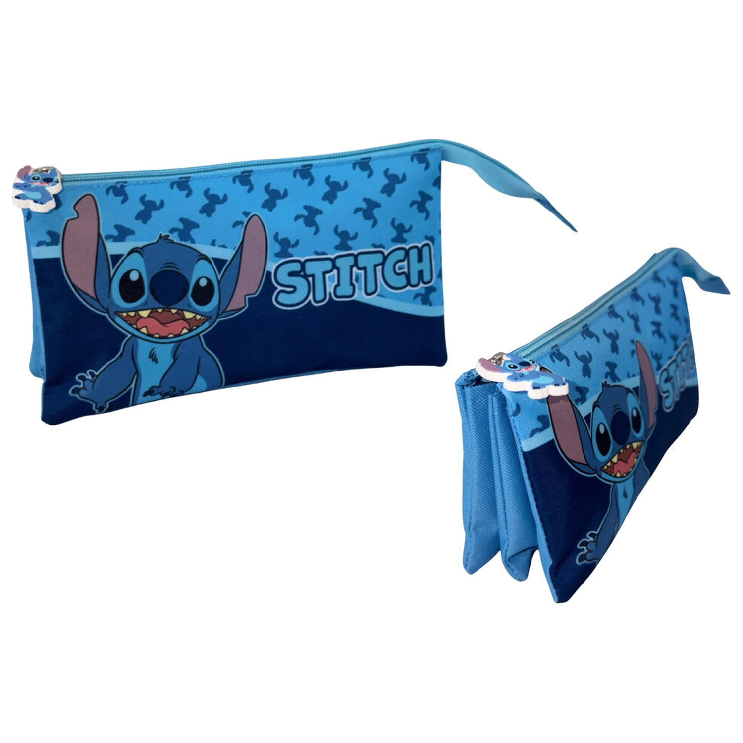 Disney Stitch Abstraktes Dreifach- Federmäppchen Produktfoto