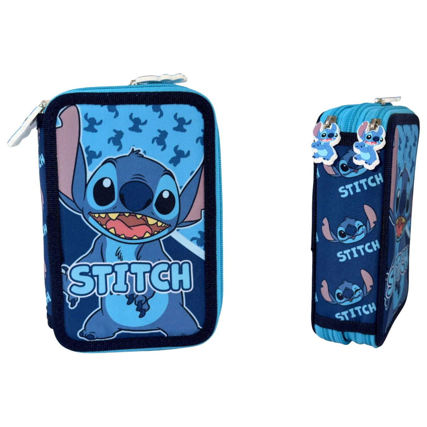 Disney Stitch Abstract dreifaches Federmäppchen Produktfoto