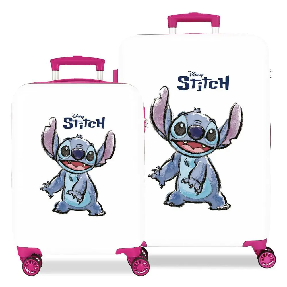 Disney Stitch Adorable ABS 2-er Pack Trolley Koffers Produktfoto