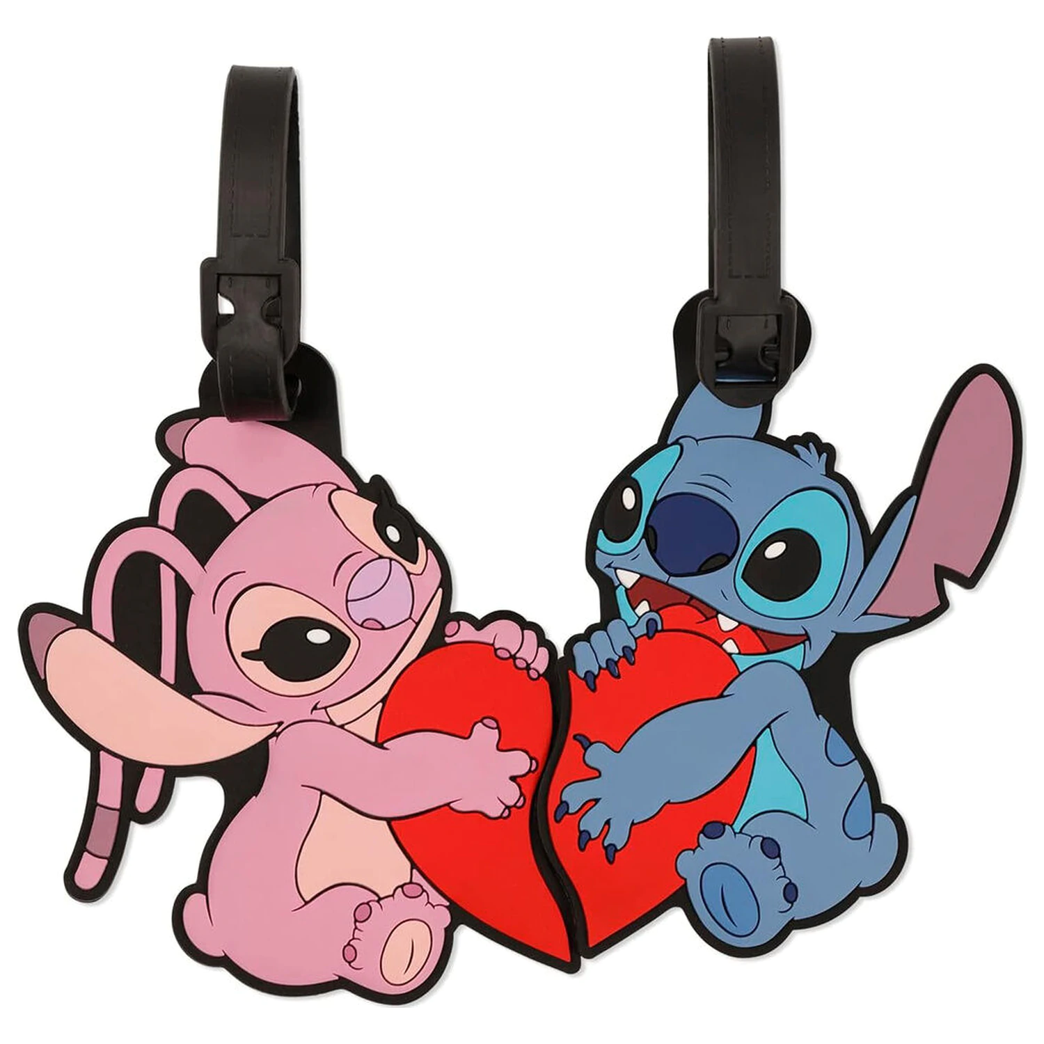 Disney Stitch & Angel Set aus 2 Kofferanhängern Produktfoto