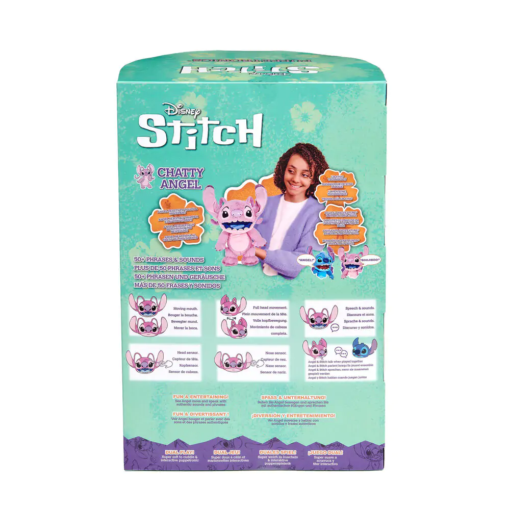 Disney Stitch Angel interaktive elektrische Puppenfigur 30 cm Produktfoto
