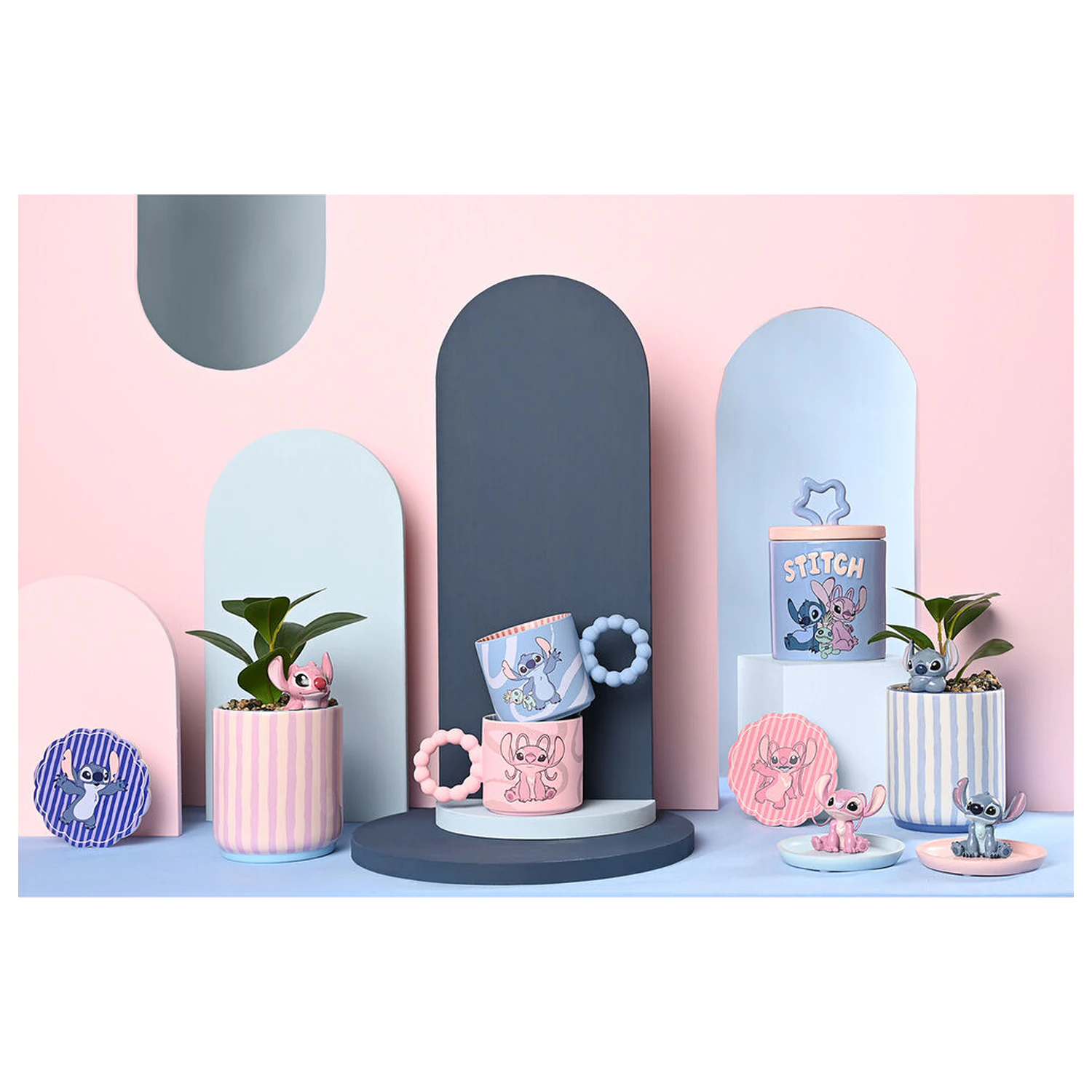 Disney Stitch Angel Harz Schmuckschale Produktfoto