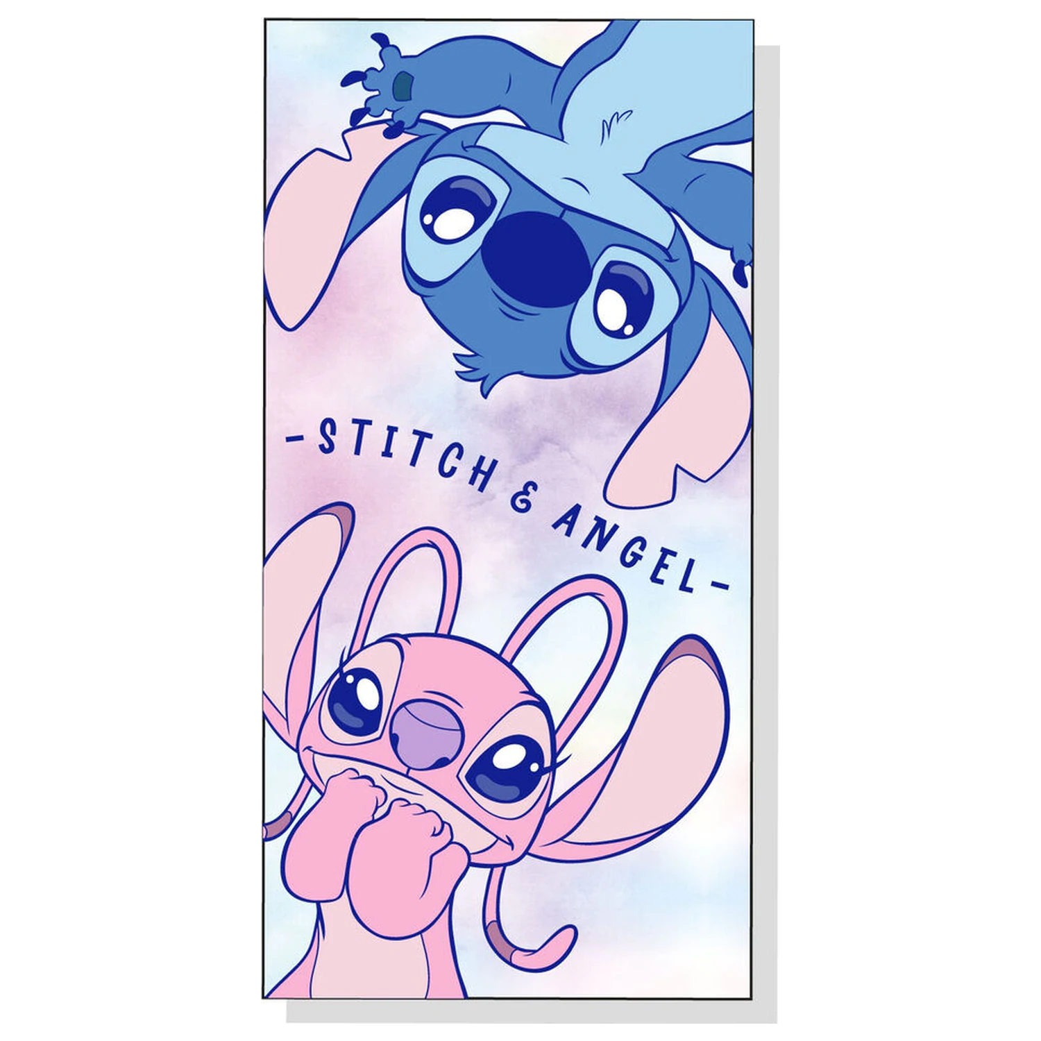 Disney Stitch & Angel Mikrofaser Badetuch Produktfoto