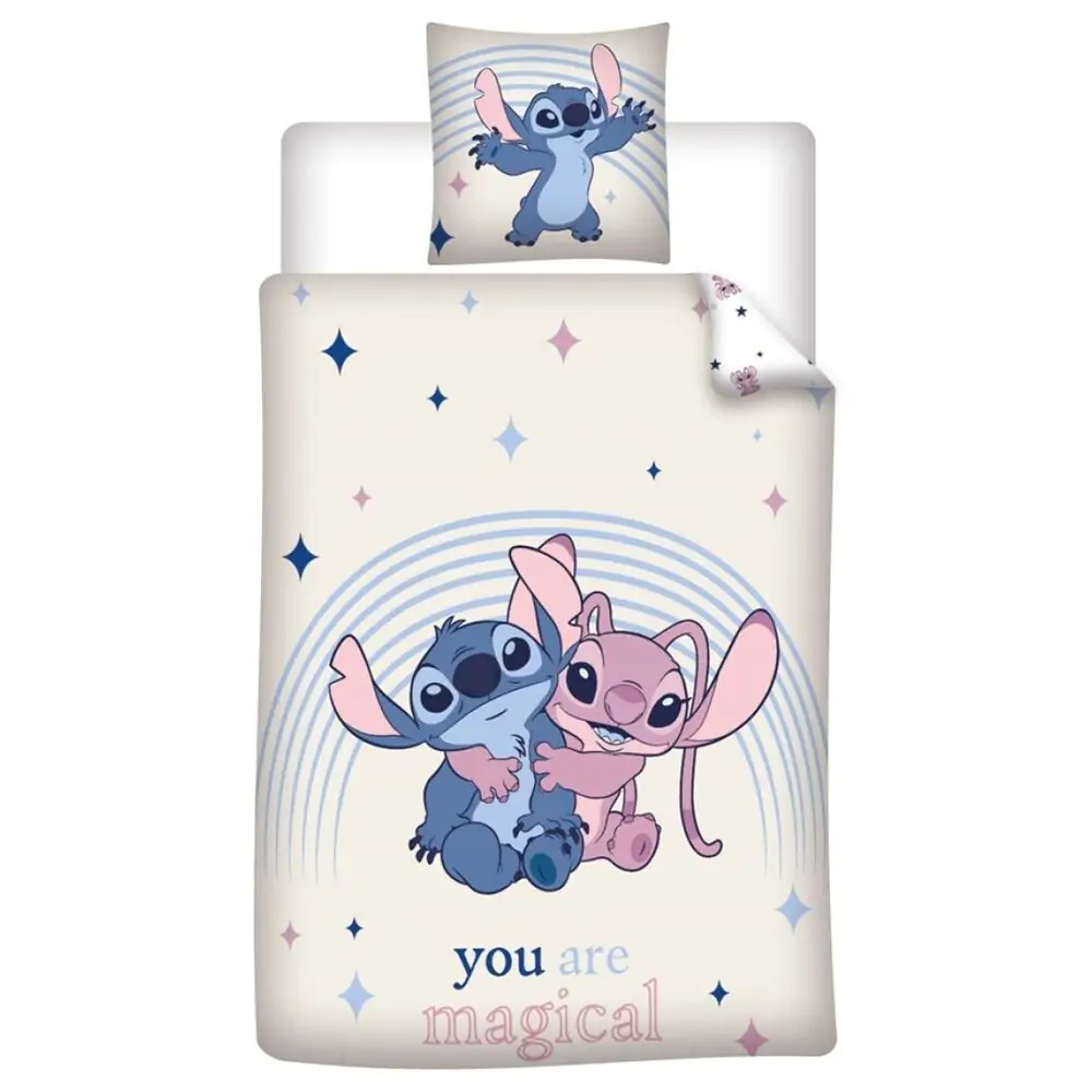 Disney Stitch & Angel Baumwollmischung Bettbezug Bett 90cm Produktfoto