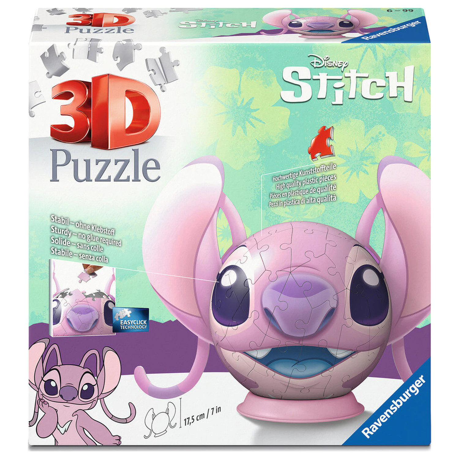 Disney Stitch Angel Puzzle-Ball 3D 72 Teile Produktfoto