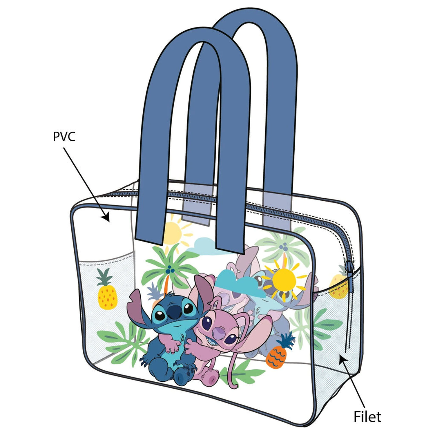 Disney Stitch & Angel Strandtasche Produktfoto