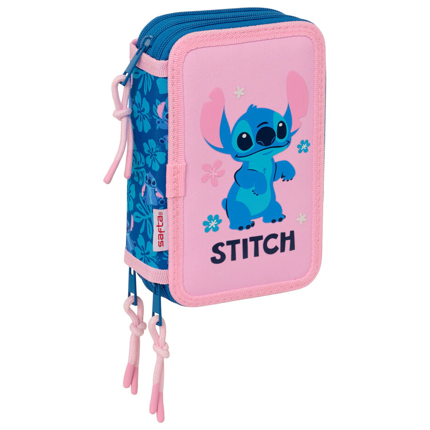 Disney Stitch & Angel dreifach Federmäppchen 37teilig Produktfoto
