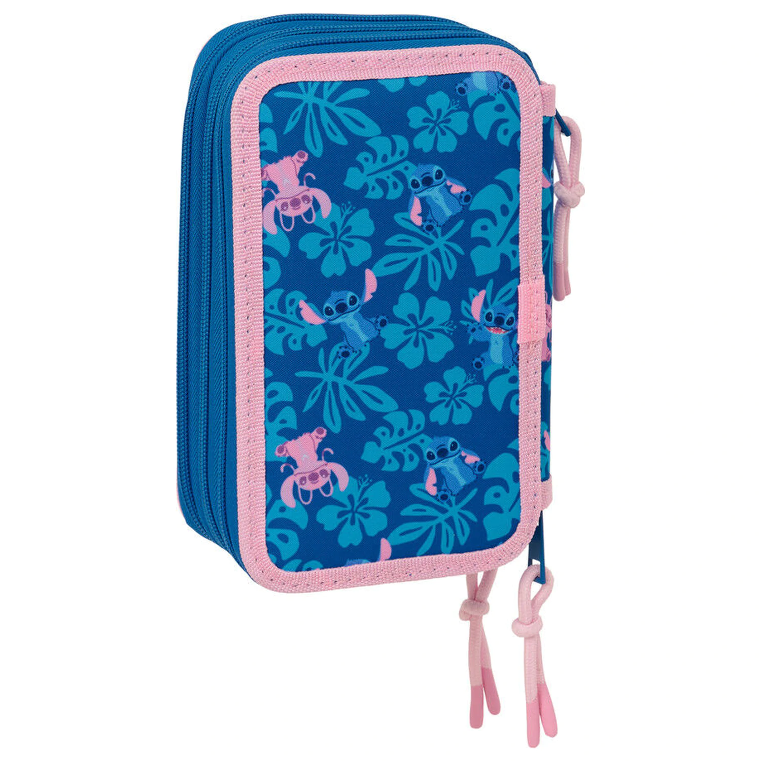 Disney Stitch & Angel dreifach Federmäppchen 37teilig Produktfoto