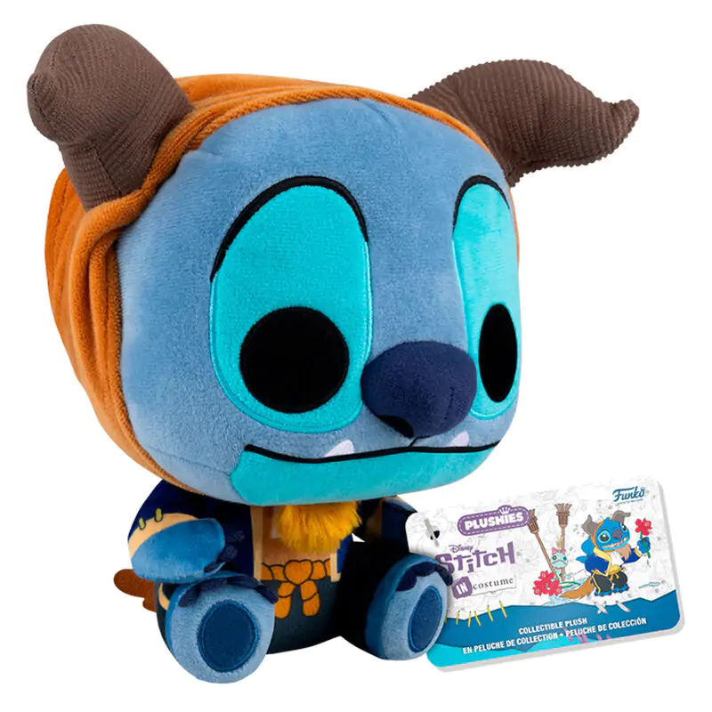 Disney Stitch as Beast Plüschfigur 17,5cm Produktfoto