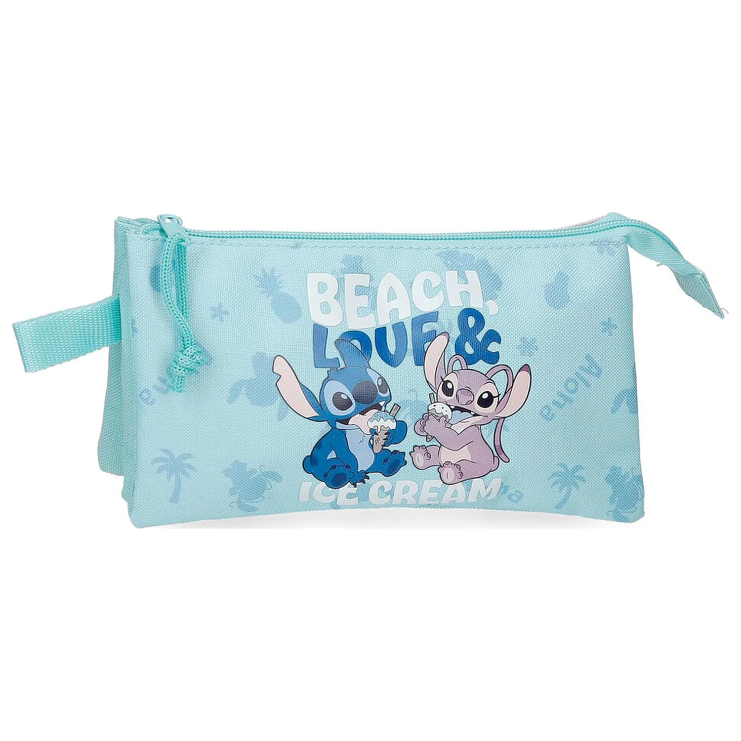 Disney Stitch Beach & Love Dreifach-Federmäppchen Produktfoto