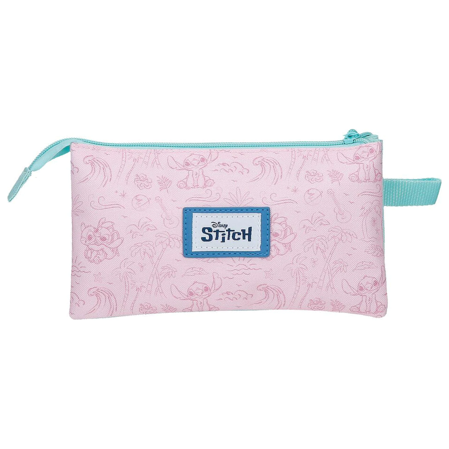 Disney Stitch Beach & Love Dreifach-Federmäppchen Produktfoto