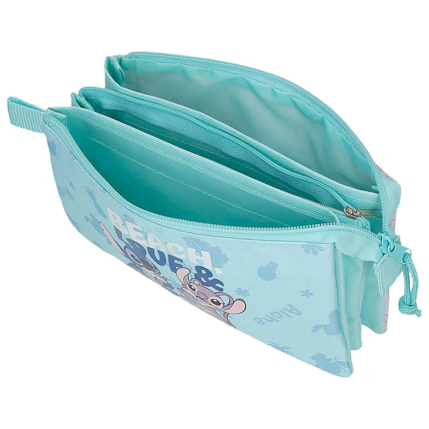 Disney Stitch Beach & Love Dreifach-Federmäppchen Produktfoto
