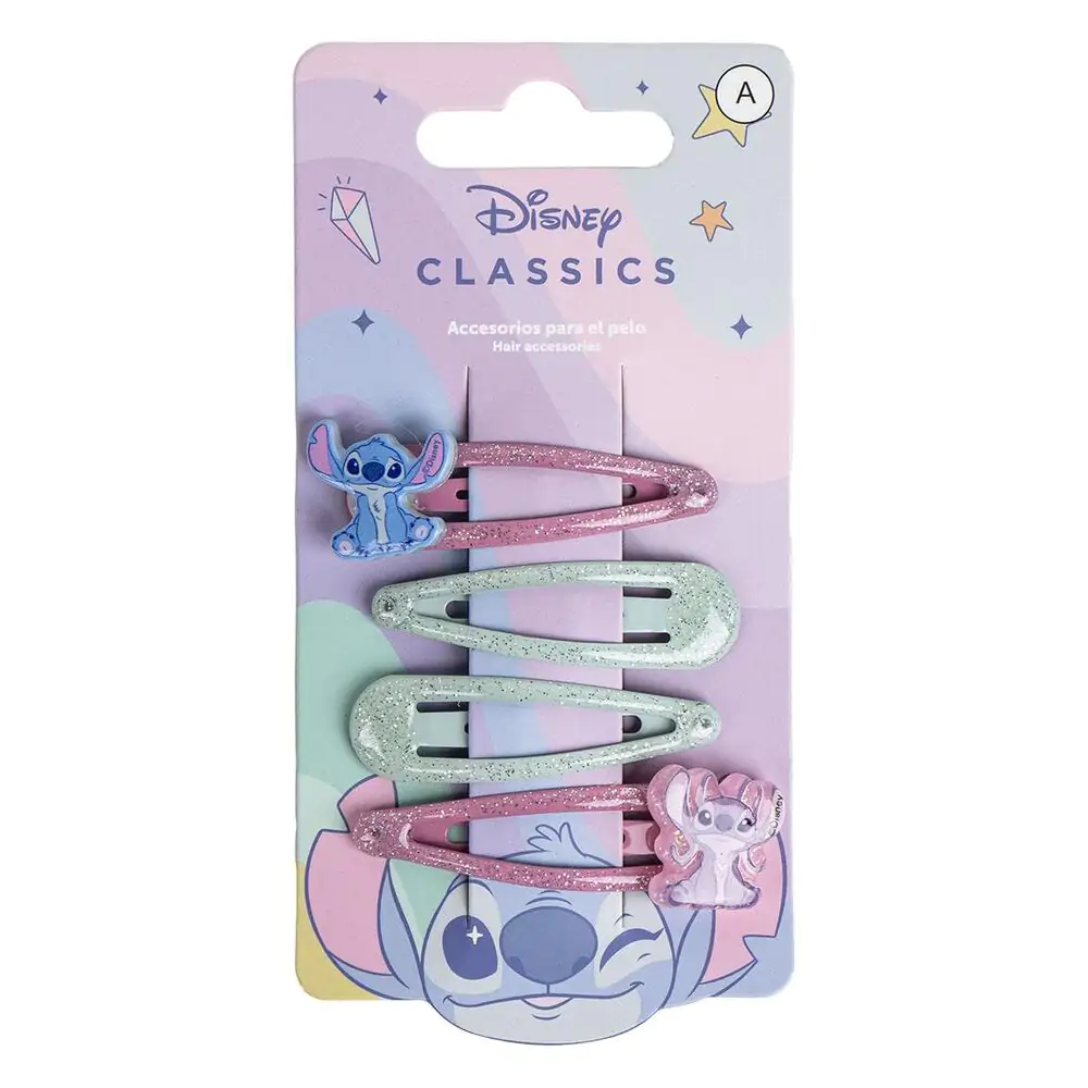 Disney Stitch blister 4 Stück Haarspangen Produktfoto