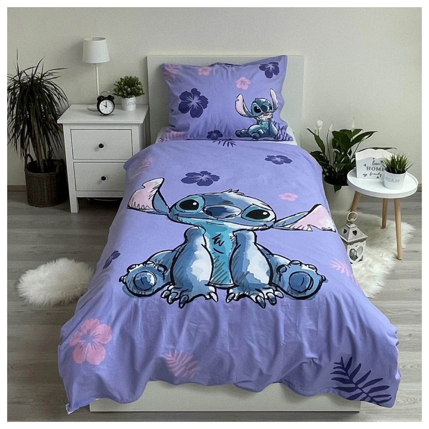 Disney Stitch Blooming Bettbezug Produktfoto