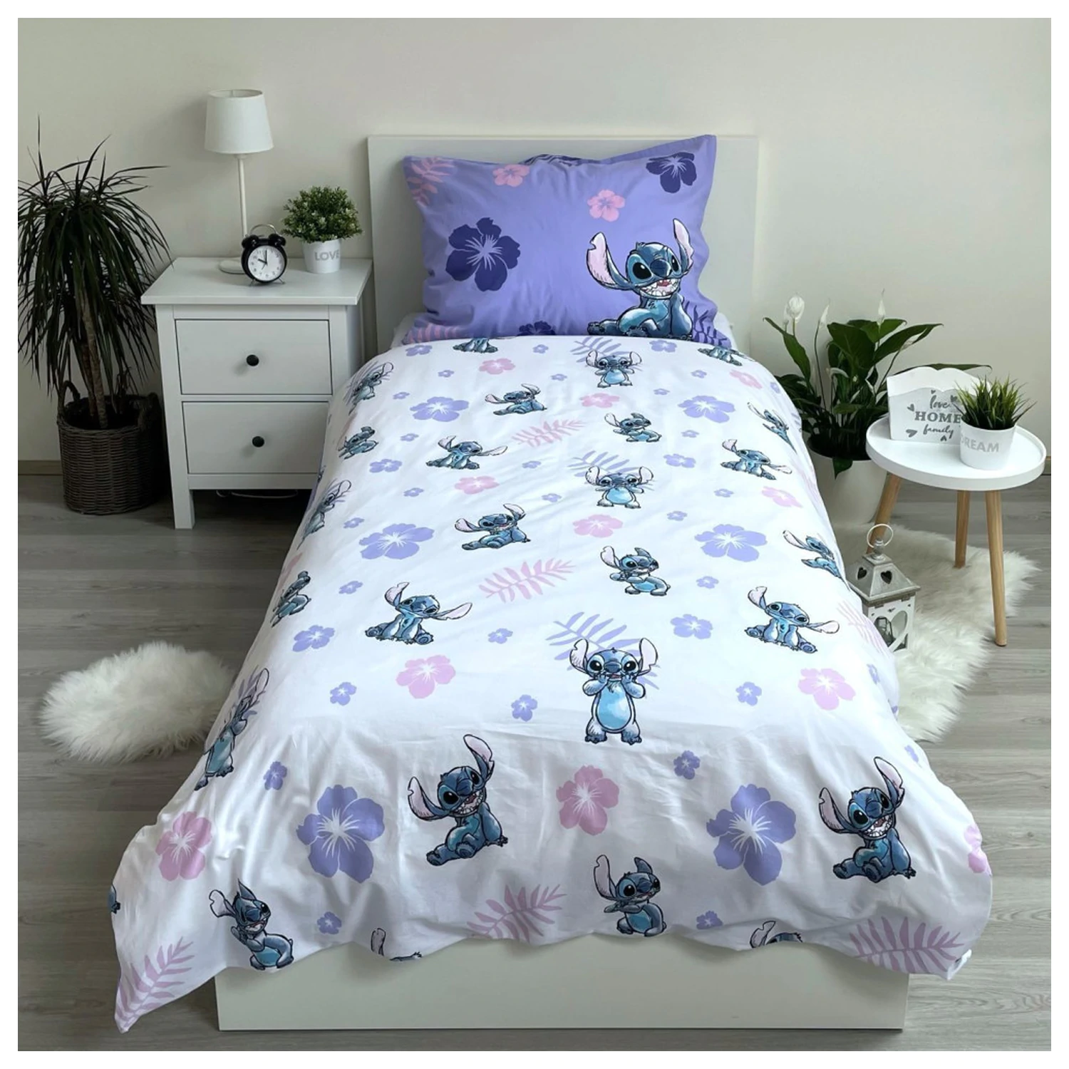 Disney Stitch Blooming Bettbezug Produktfoto