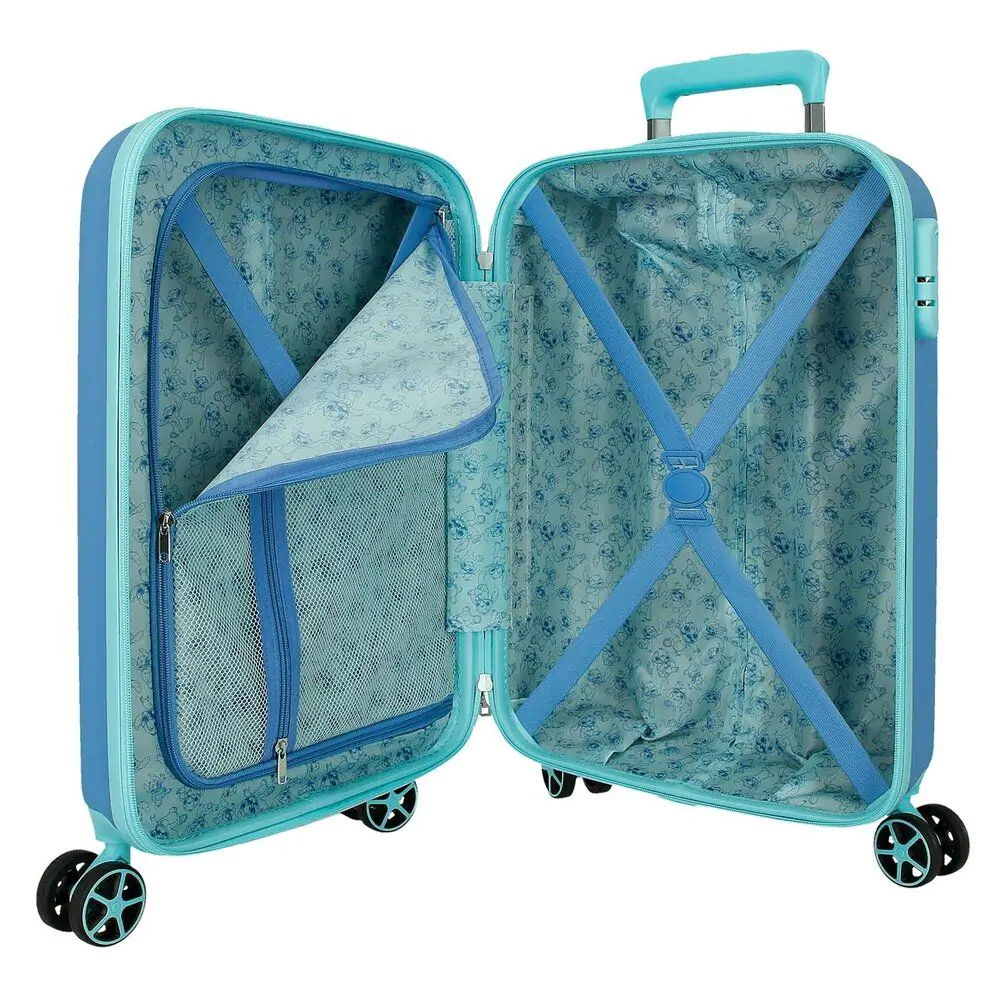 Disney Stitch Blue ABS Trolley Koffer 55cm Produktfoto