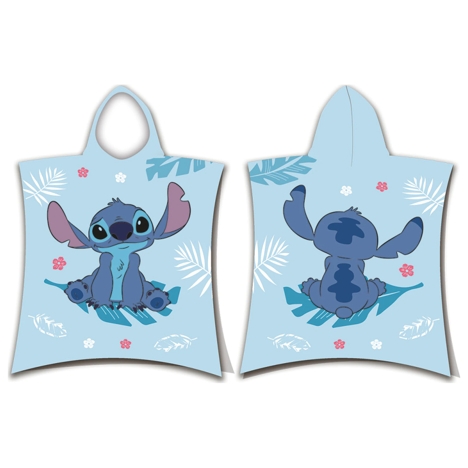 Disney Stitch Blue Badetuch Poncho Produktfoto