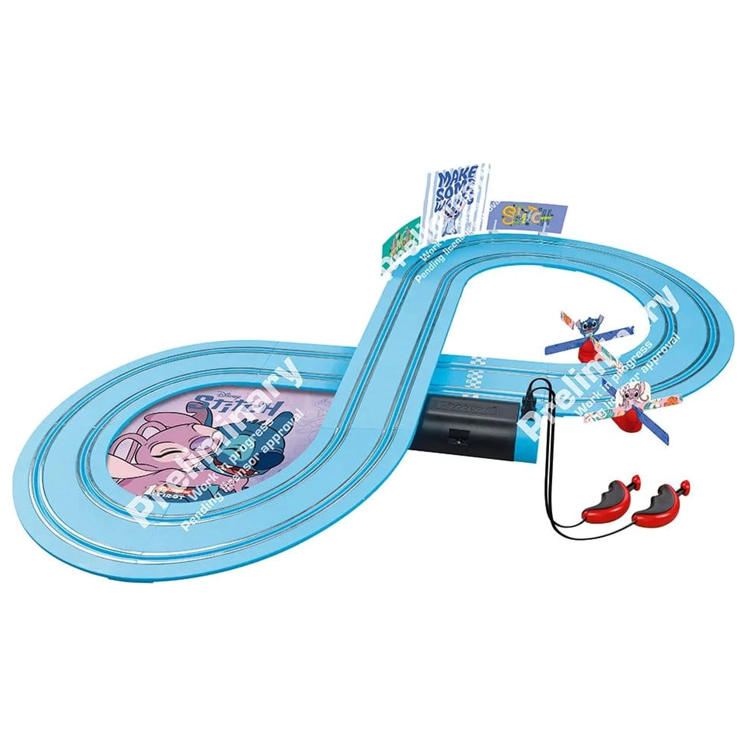 Disney Stitch Carrera First Autorennbahn Set Disney Stitch 2,4 Produktfoto