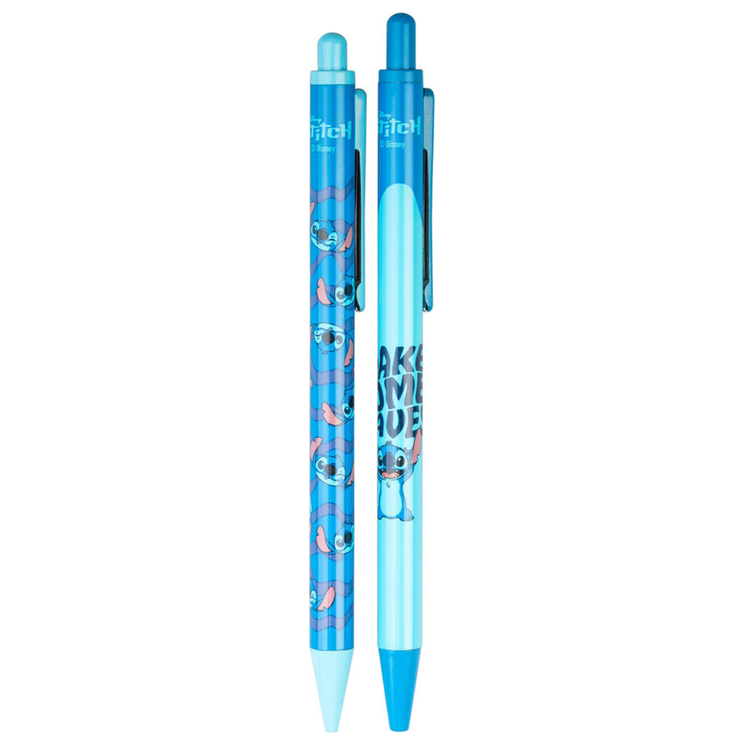 Disney Stitch Set aus Bleistift, Kugelschreiber und Acryl-Ständer Produktfoto