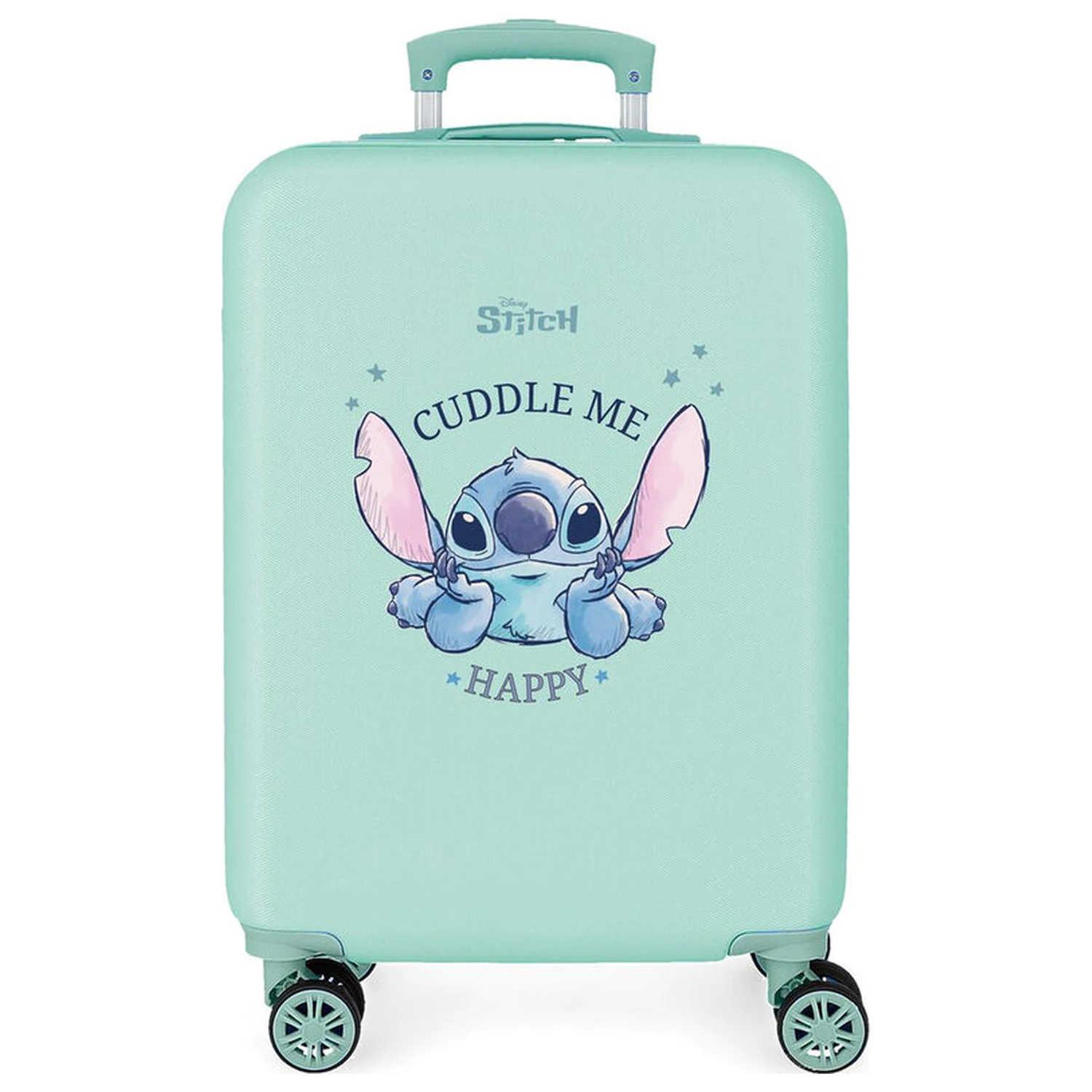 Disney Stitch Cuddle Me Happy ABS Trolley Koffer 55cm Produktfoto