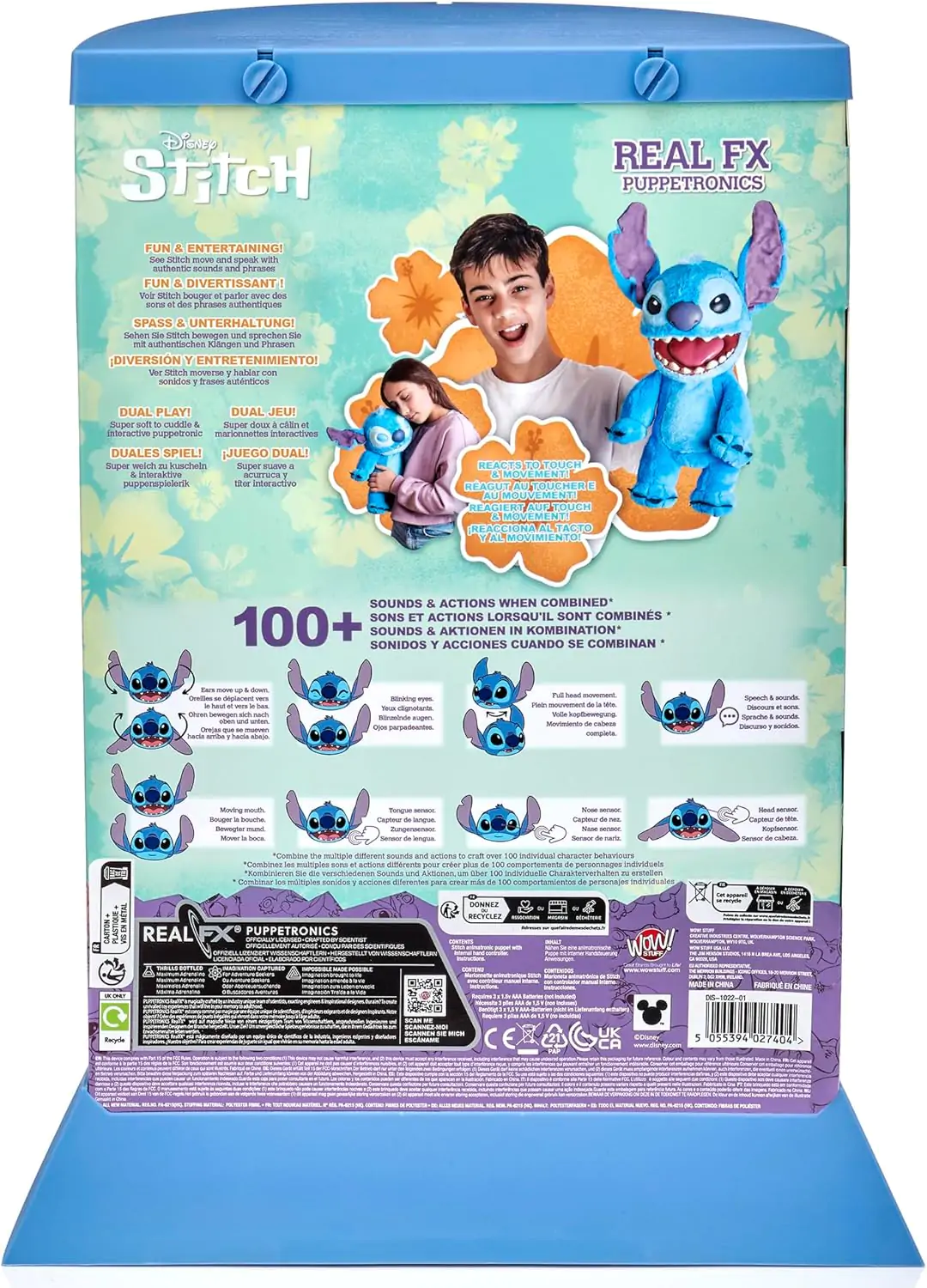 Disney Stitch interaktive elektrische Puppenfigur 45 cm Produktfoto