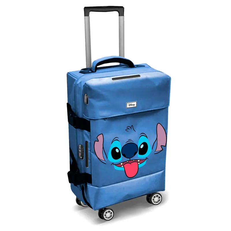 Disney Stitch Face Trolley Koffer 55cm termékfotó