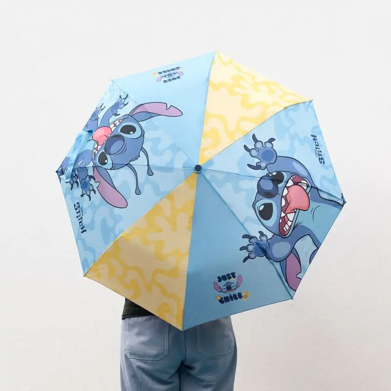 Disney Stitch Foodie automatische Regenschirm termékfotó