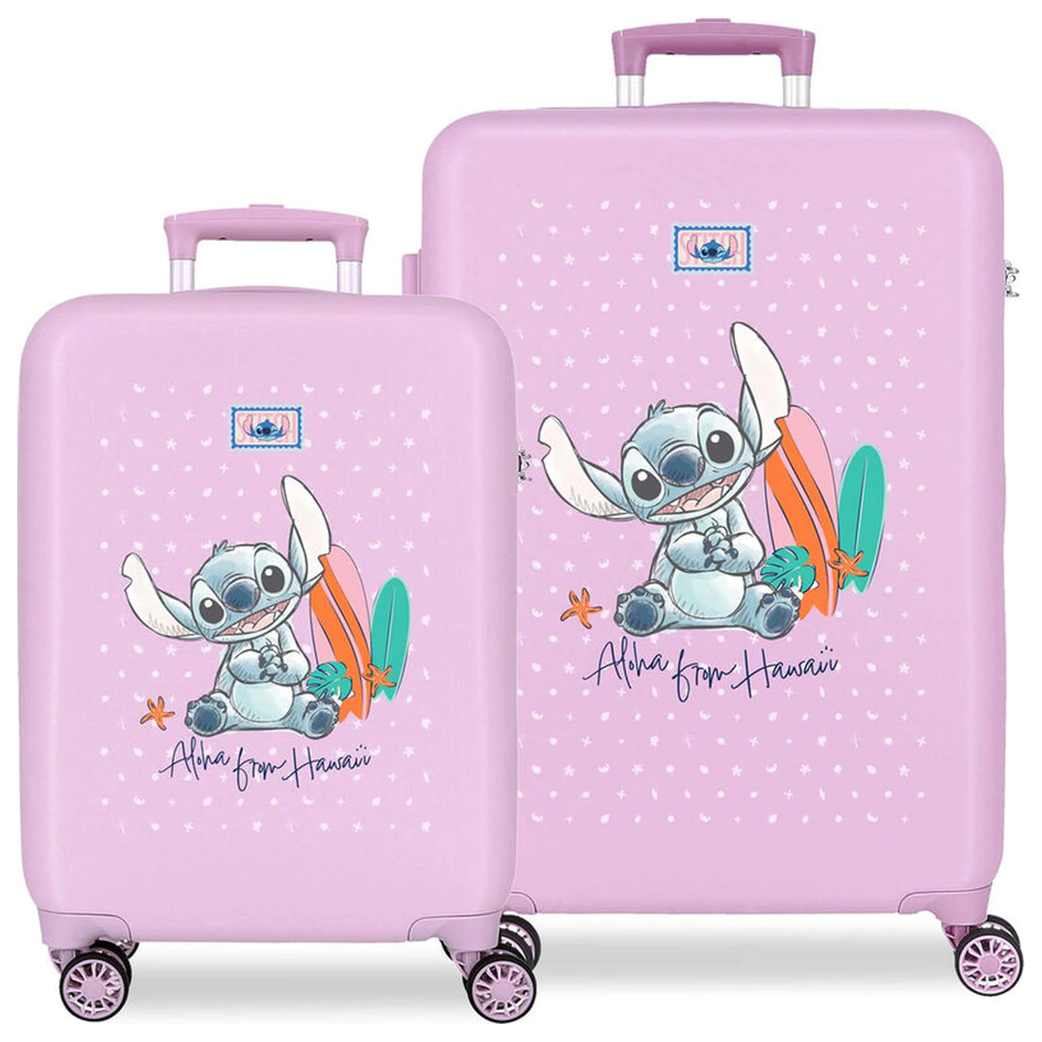 Disney Stitch From Hawai ABS 2-teiliger Trolley-Koffer-Set 55/65 cm Produktfoto