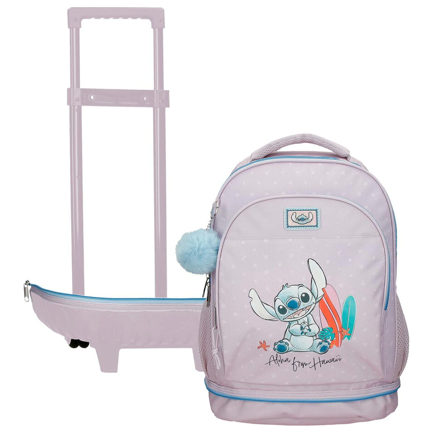 Disney Stitch From Hawaii ausziehbarer kompakter Trolley 43cm Produktfoto