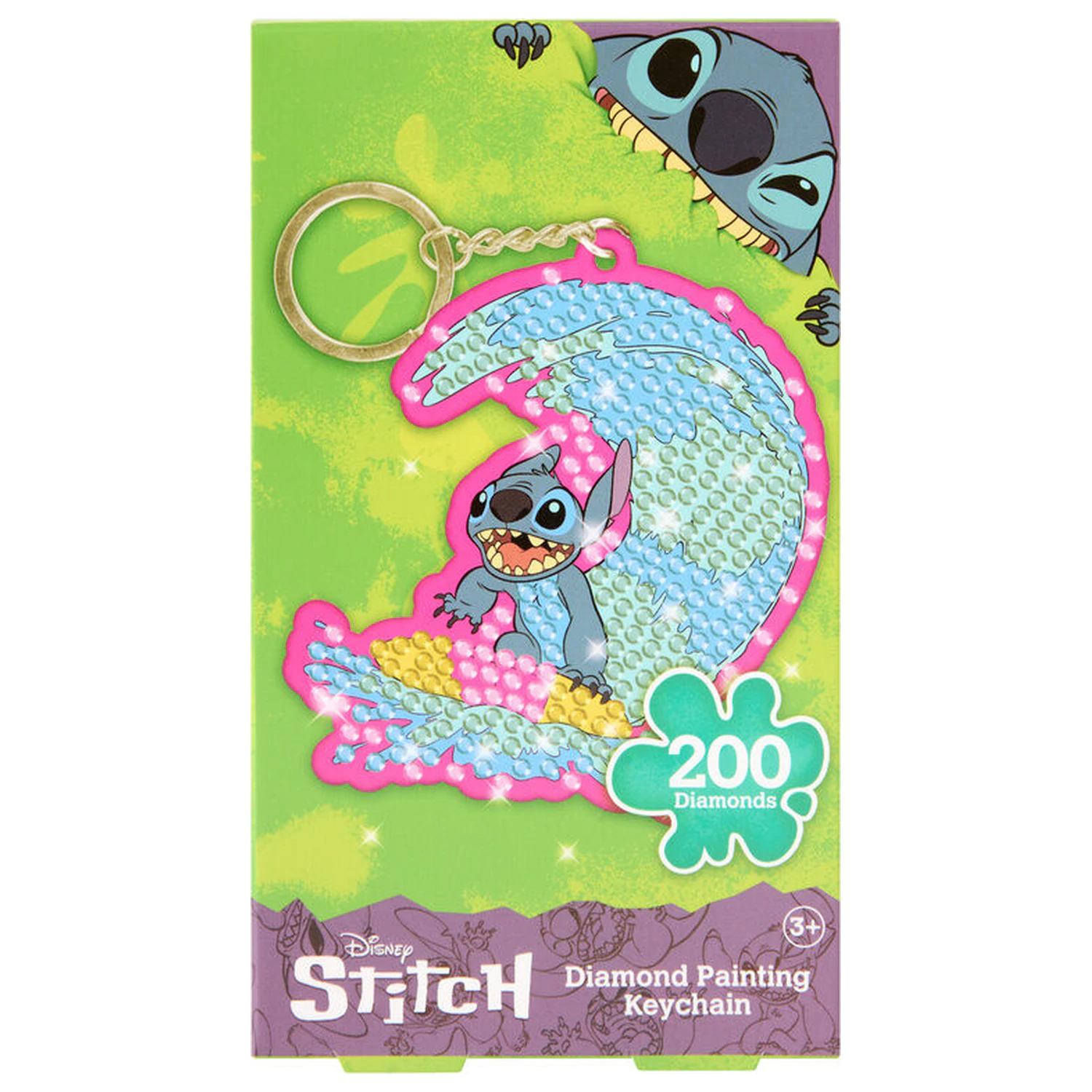 Disney Stitch Diamant-Schlüsselanhänger Bastelset Produktfoto