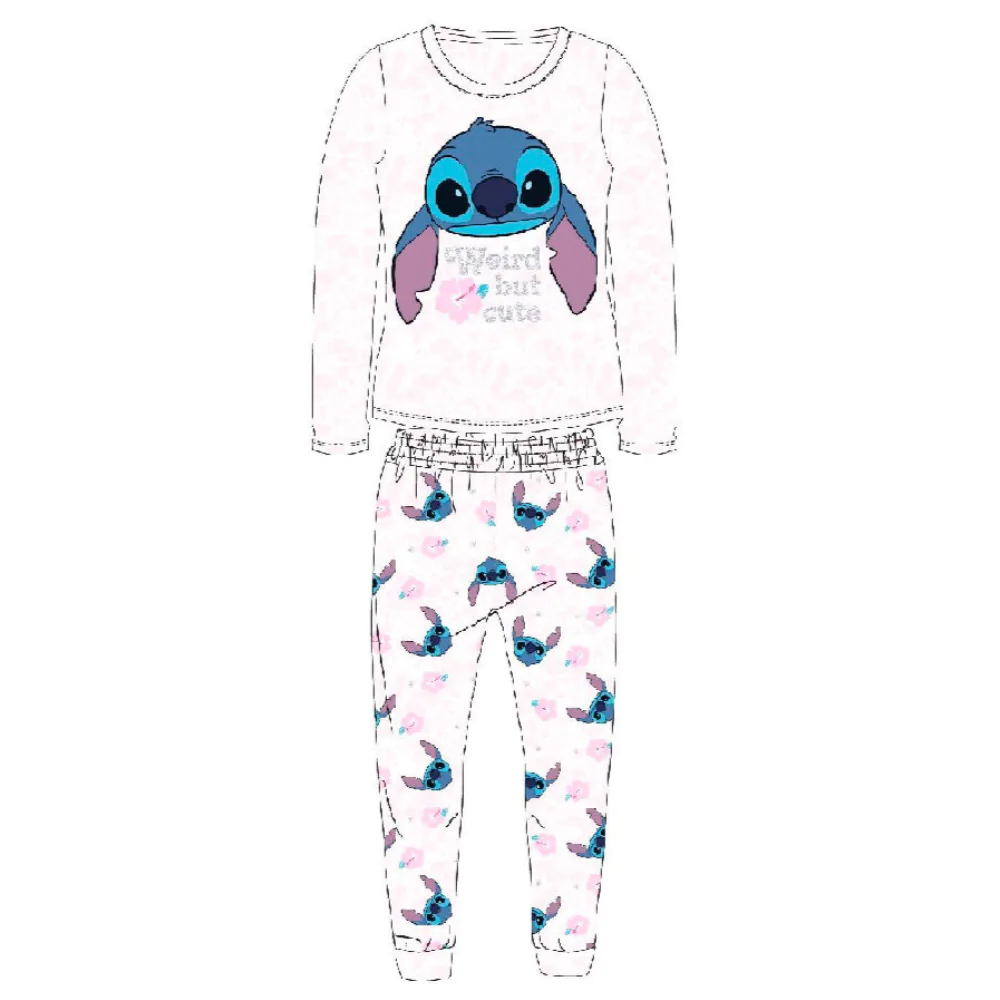 Disney Stitch Kinder Pyjama Pink Produktfoto