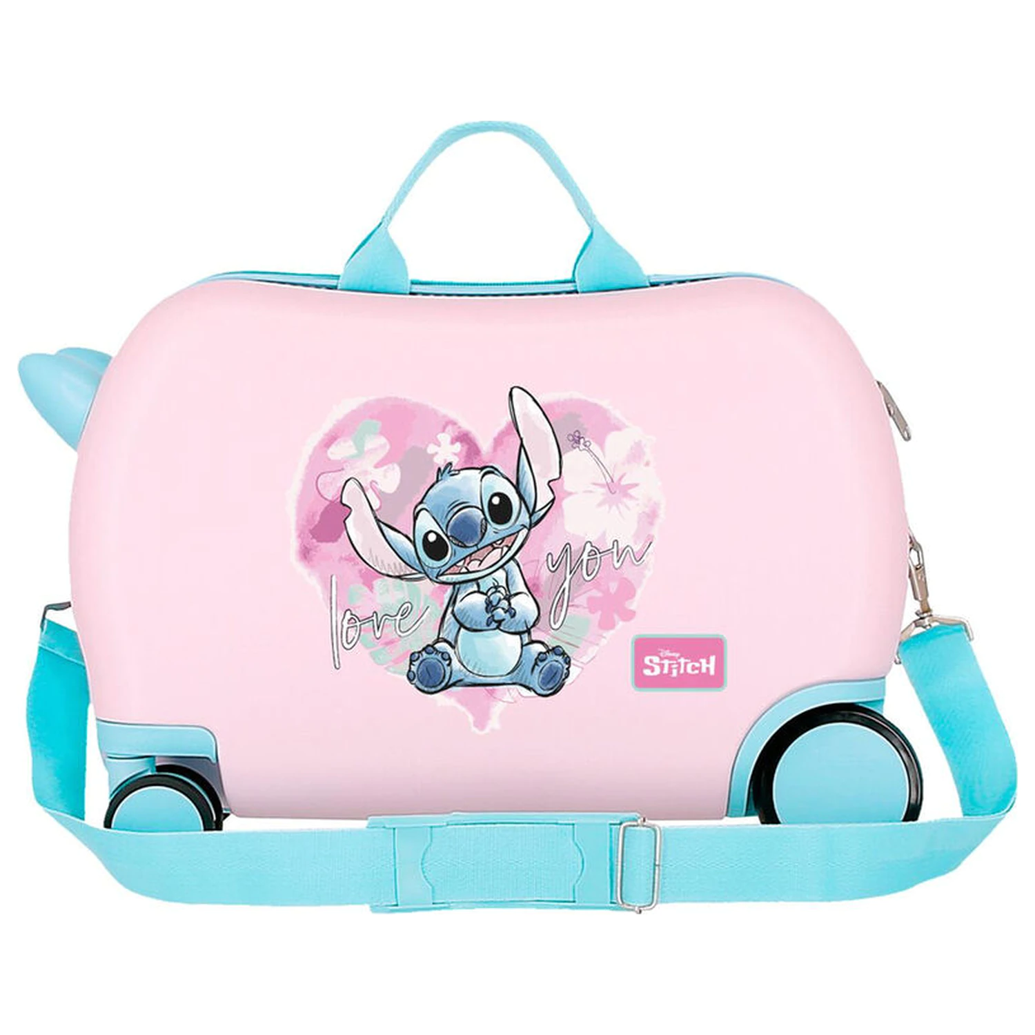 Disney Stitch Heart ABS Trolley-Koffer 45cm Produktfoto