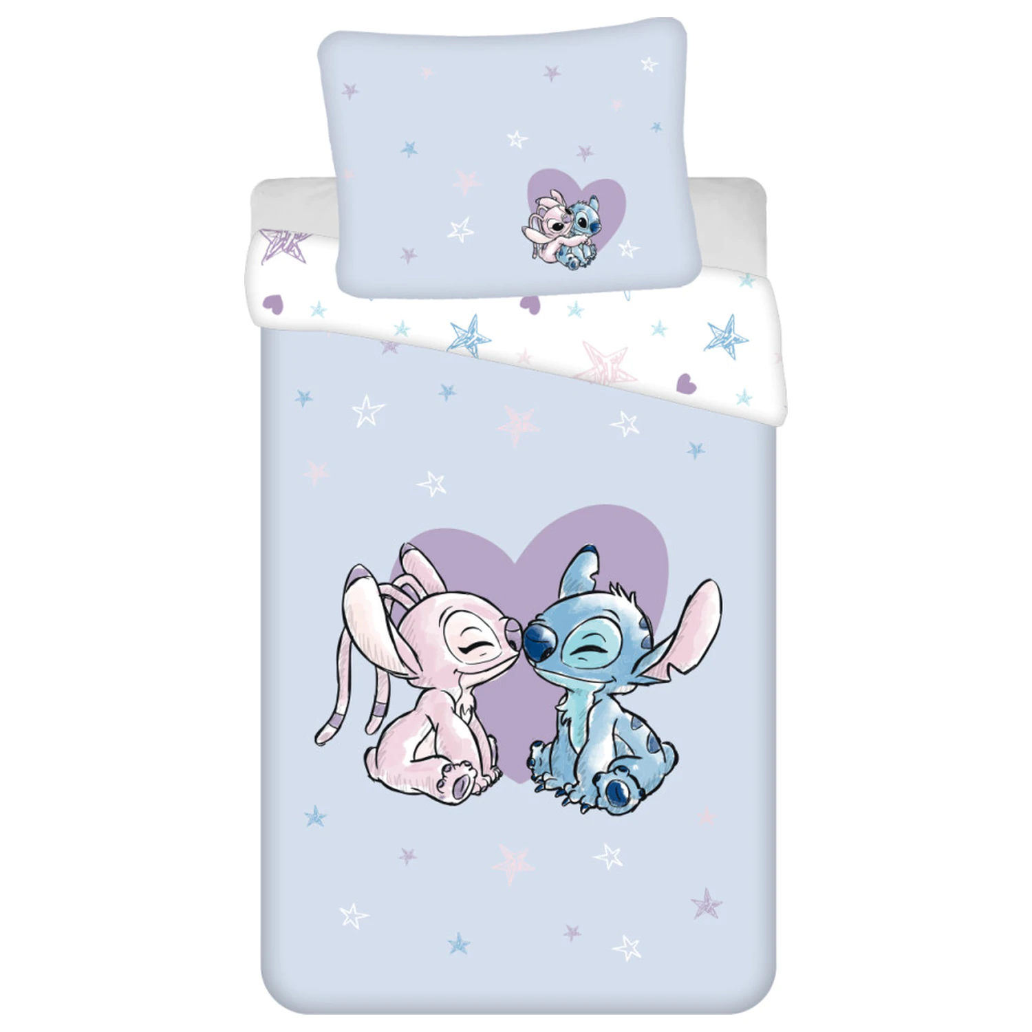 Disney Stitch Heart Bettbezug Produktfoto